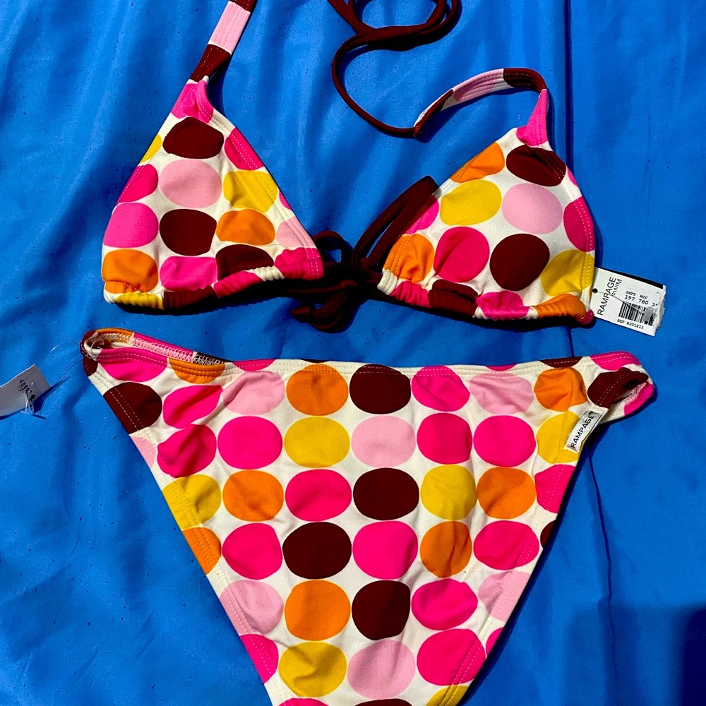 Y2K Vintage Rampage Bikini Small NWT